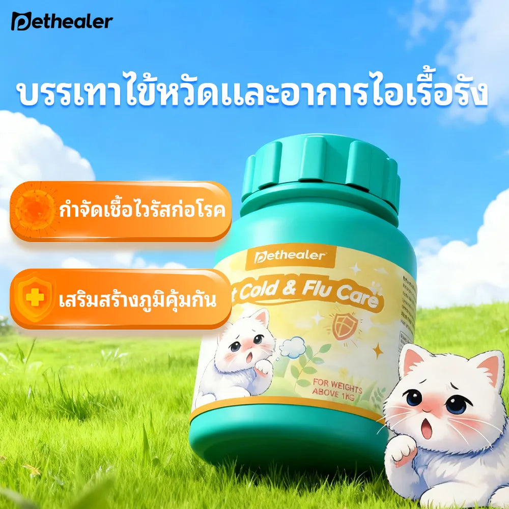 Pethealer ผงเสริมภูมิคุ้มกัน ช่วงไม่สบาย