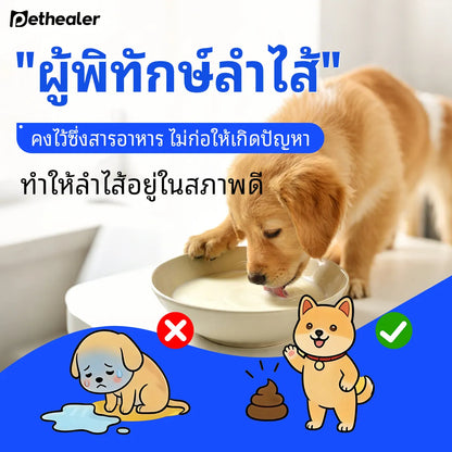 Pethealer นมแพะสำหรับสัตว์เลี้ยง บำรุงร่างกายและเสริมภูมิคุ้มกัน สำหรับสุนัขและแมว