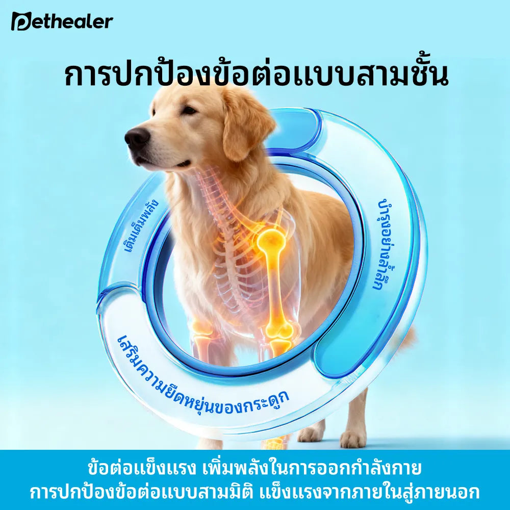 Pethealer ขนมเม็ดบำรุงข้อต่อ เสริมการเคลื่อนไหว