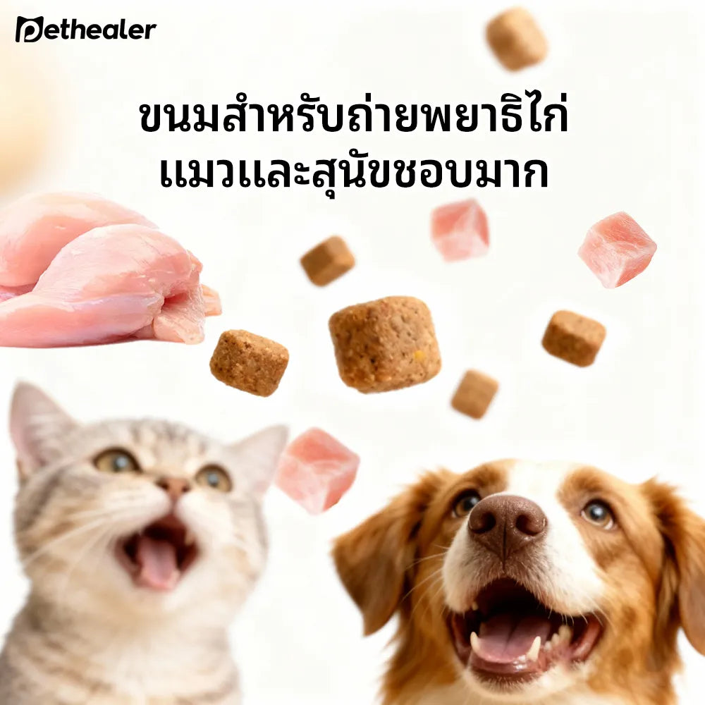 Pethealer ขนมเม็ดดูแลปรสิตภายนอก สูตรปกป้อง