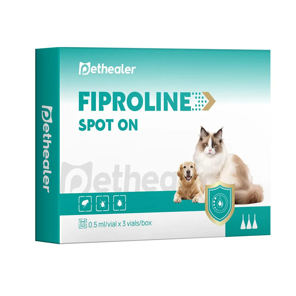 pethealer ยาหยดกำจัดเห็บหมัดแมว Fipronil