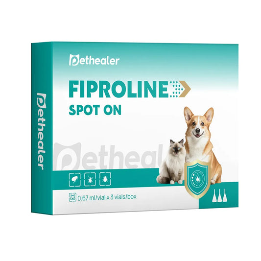 pethealer ยาหยดกำจัดเห็บหมัดสุนัข Fipronil